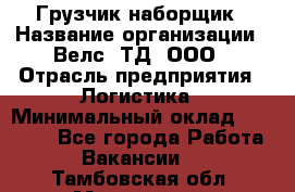 Грузчик-наборщик › Название организации ­ Велс, ТД, ООО › Отрасль предприятия ­ Логистика › Минимальный оклад ­ 20 000 - Все города Работа » Вакансии   . Тамбовская обл.,Моршанск г.